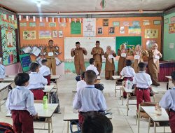 Camat Teupah Tengah Tindak Lanjuti Imbauan Bupati, Gerakan Ayah Mengantar Anak Sekolah
