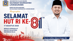 Direktur Pascasarjana UIN SUNA Lhokseumawe Mengucapkan Selamat HUT RI ke-81: Kemerdekaan Adalah Harapan bagi Seluruh Rakyat