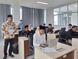 Warek I UIN Sultanah Nahrasiyah Lhokseumawe Tinjau Langsung Tes Calon Mahasiswa Pascasarjana