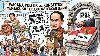 Membaca Wacana “Percepatan Sebelum 2029”: Diryo Suparto Ingatkan Konstitusi Tak Bisa Digantikan Wacana Politik