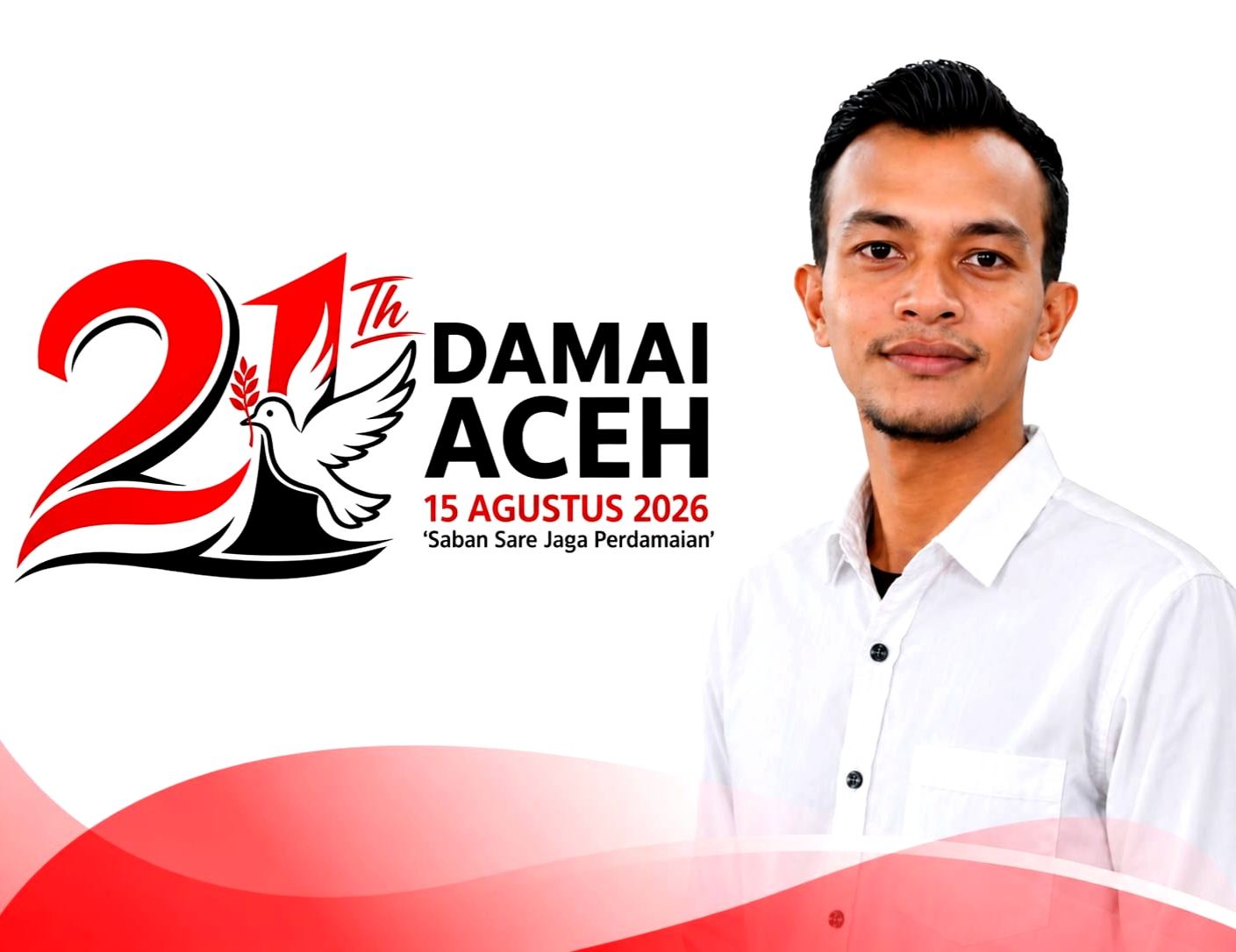 Saban Sare Jaga Perdamaian: Logo 21 Tahun Damai Aceh Persembahan Pemuda Aceh Timur 1 IMG 20260809 021232