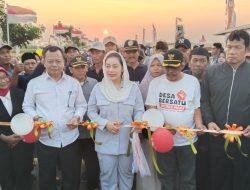Resmikan Jalan Jagalempeni–Tegalgandu, Bupati Paramitha Jelaskan Keterlambatan Proyek 2026