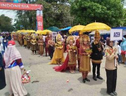 Potret Ragam Budaya 10.000 Peserta Pawai Peringatan HUT RI Ke-81 di Kota Langsa