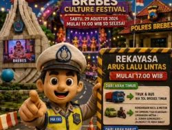 Satlantas Polres Brebes Siapkan Rekayasa Lalu Lintas untuk Brebes Culture Festival  