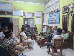 Pasis SESKOAD Jalin Silaturahmi dan Sosialisasikan Bahaya Karhutla di Pekon Tanjung Jati