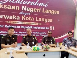 Ciptakan Sinergitas, Kejaksaan Negeri Langsa Silaturahmi Bersama Insan Pers