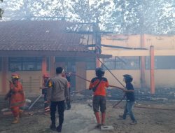 7 Ruang Kelas SMAN 1 Bantarkawung Hangus Terbakar, Kerugian Ditaksir Lebih Rp2 Miliar