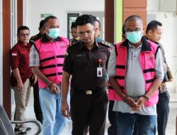 Rugikan Negara 561 juta, Tiga Tersangka Korupsi Jembatan Hutan Mangrove Langsa Ditahan Kejaksaan
