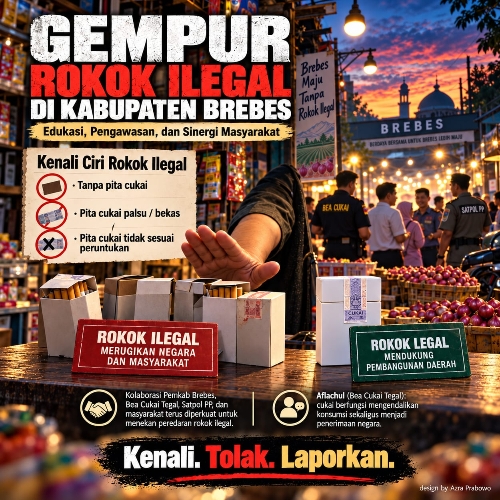 Gempur Rokok Ilegal di Brebes: Edukasi Merambah Desa, Bea Cukai Perketat Jalur Distribusi 1 IMG 20260928 103217
