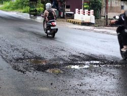 Aspal Jalan Nasional Lintas Elak Mulai Terkelupas, PT Takabeya Janji Lakukan Perbaikan