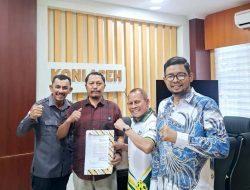 KSMI Aceh Audiensi dengan KONI Aceh, Bahas Program Kerja Organisasi