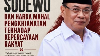 Pengamat Politik: Perkara Sudewo, Harga Mahal Pengkhianatan terhadap Kepercayaan Rakyat