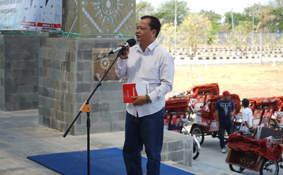 Wakil Bupati Wurja Buka Pelatihan Becak Listrik: Beban Pengayuh Becak Brebes Diharapkan Semakin Ringan 1 IMG 20261023 105613