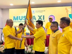 Ilham Pangestu Sah Pimpin DPD Partai Golkar Aceh Timur 2025-2030