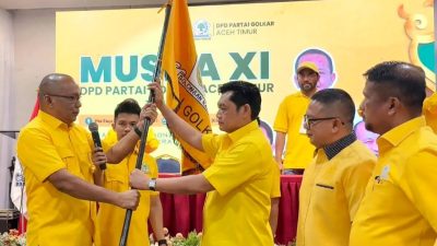 Ilham Pangestu Sah Pimpin DPD Partai Golkar Aceh Timur 2025-2030