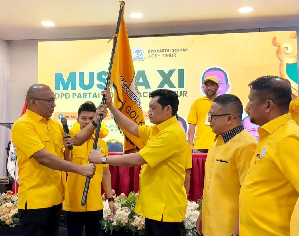 Ilham Pangestu Sah Pimpin DPD Partai Golkar Aceh Timur 2025-2030 1 IMG 20261026 210505