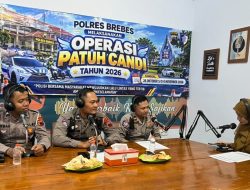 Satlantas Polres Brebes Gandeng Radio Singosari FM, Sosialisasikan Operasi Patuh Candi 2026